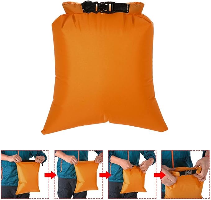 Lixada Waterproof Dry Bags, 3/5/6 Pack Ultimate Dry Sack - 3L+5L+8L Lightweight, Roll Top Outdoor Dry Sacks for Kayaking Camping Hiking Traveling Boating Water Sports
