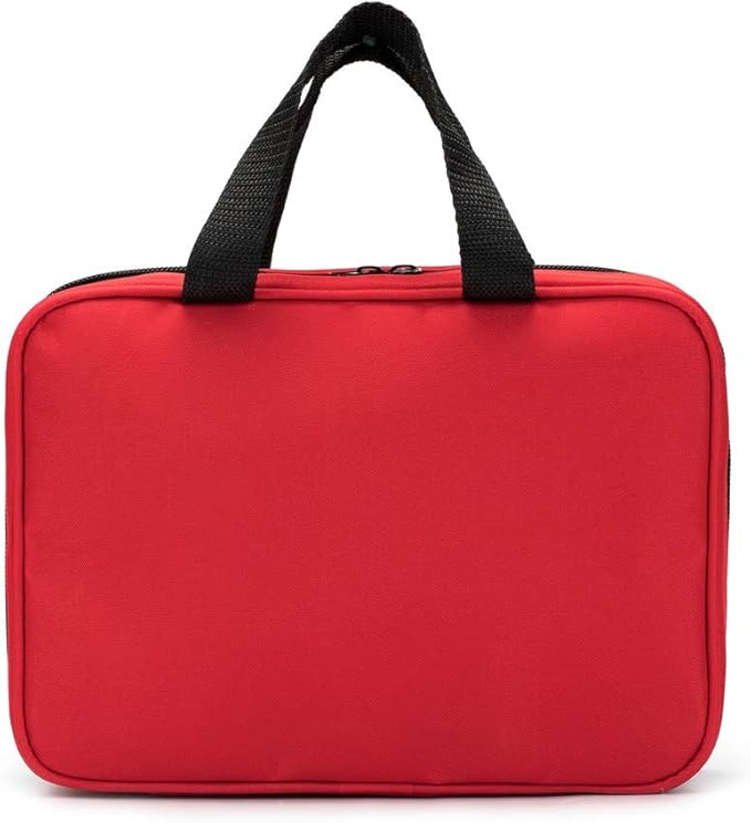 Red First Aid Bag Empty Travel Rescue Pouch First Responder Storage Compact Survival Medicine Bag for Car Home Office Kitchen Sport Outdoors (Green)