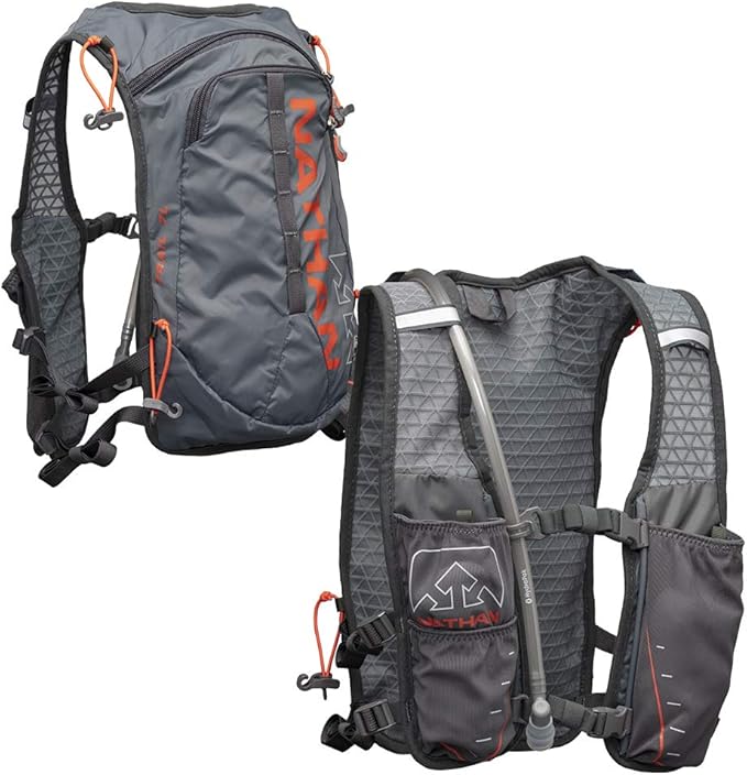 Nathan TrailMix 7L Running Vest for Men & Women, EXPANDED Sizing, 7 Liters, Hydration Vest w/ 2L Bladder Hydration Pack, Water Backpack for Hiking, Running, Walking, Marathon, Race