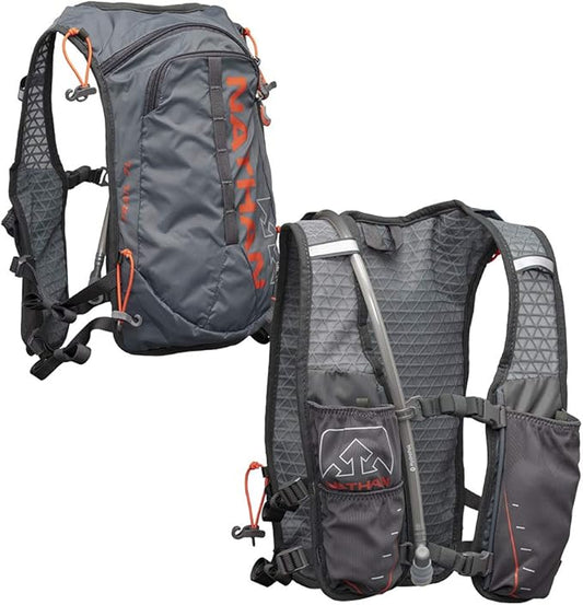 Nathan TrailMix 7L Running Vest for Men & Women, EXPANDED Sizing, 7 Liters, Hydration Vest w/ 2L Bladder Hydration Pack, Water Backpack for Hiking, Running, Walking, Marathon, Race