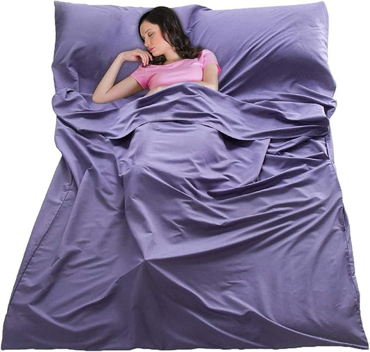 Sleeping Bag Liner Ultralight Travel Sheet Dirt-Proof Travel Camping Sheet Sleeping Sheet Hotel Sheet for Outdoor Travel Hiking Hotels Picnics