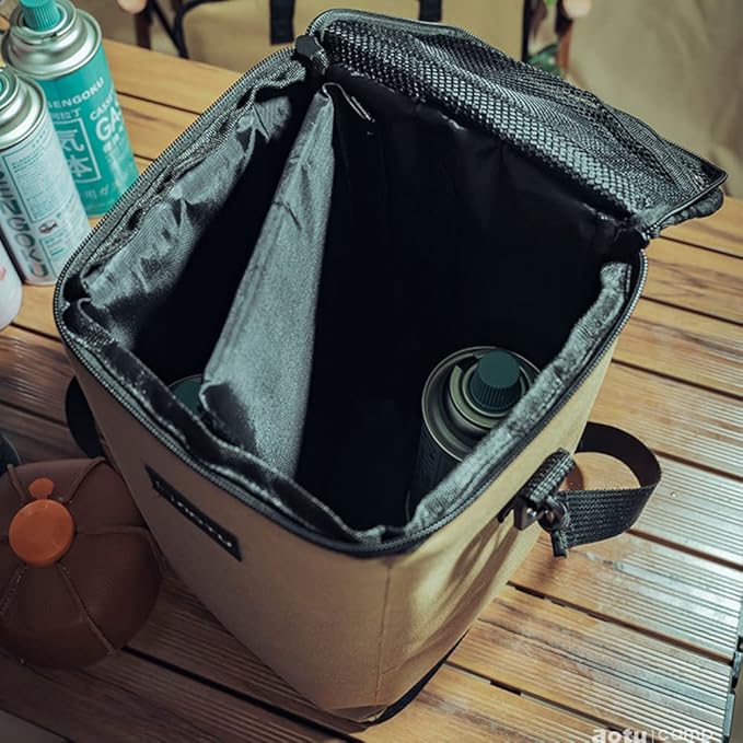 Camping Lantern Storage Bag for Outdoor Gear - Carrying Case for Canister, Gas Tank