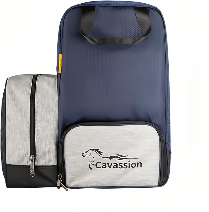 Tall Boot and Helmet Carrier - Waterproof 3 in 1 Equestrian Travel Bag for Horse Riding, Large Capacity, English Bag Carry All