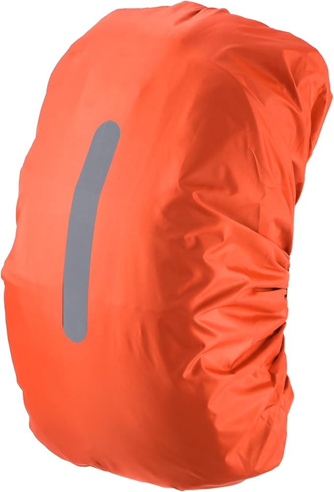 PATIKIL Waterproof Backpack Rain Cover, Non-Slip Backpack Cover with Vertical Reflective Strap Stay Dry for Hiking, Camping, Hunting