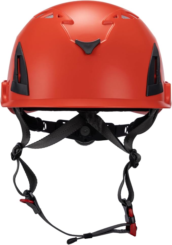 Land Helmets ClimbPro Safety Helmet for Rock Climbing – Lightweight & Durable Hard Shell with Adjustable Chin Strap and Accessory Slots – Ideal for Indoor & Outdoor Adventure