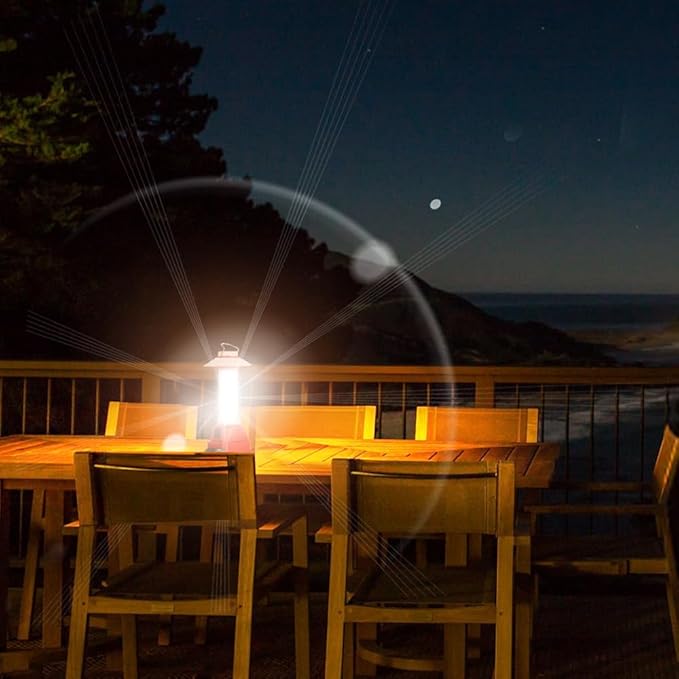 800LM Lantern Compatible with Craftsman V20 Li-ion Battery Outdoor Portable Camping Lantern with Hook USB & Type-C Output Emergency Light Perfect for Camping Hiking and Outdoor Activities(Tool Only)