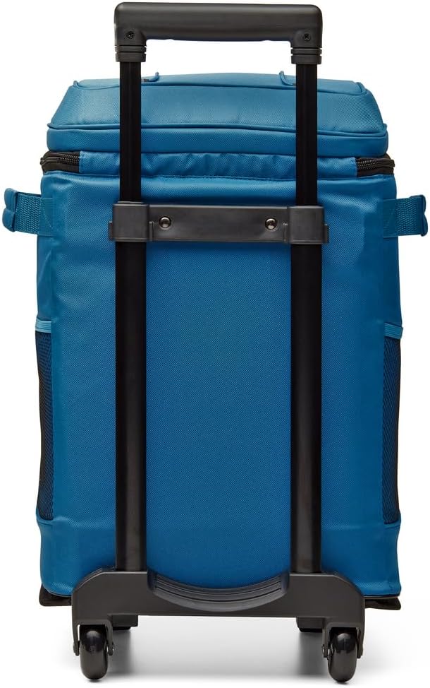 Coleman 42-Can Wheeled Soft Cooler, Leak-Proof Portable Insulated Chiller with 12+ Hour Ice Retention, Made with Recycled Materials
