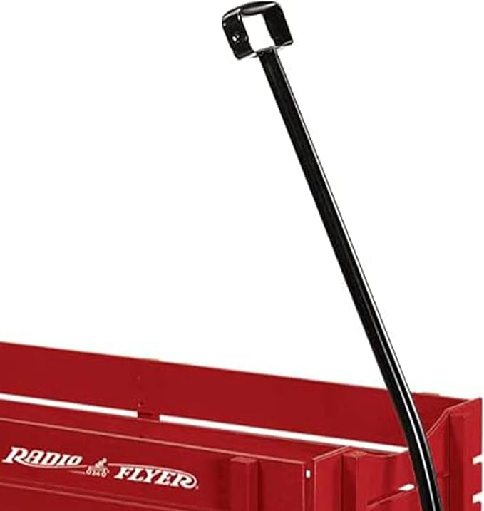 Radio Flyer Town and Country Wooden Kids Wagon with Removable Side Panels, Red