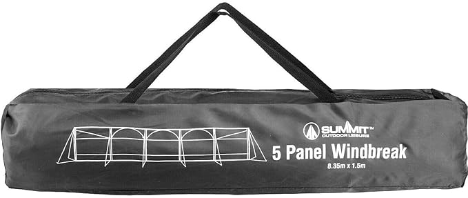 Windbreaker Wind Privacy Screen Camping Blocker 5 Panel Garden Beach Wind Shield 5ft High x 27.4ft Long (1 Forest Green)