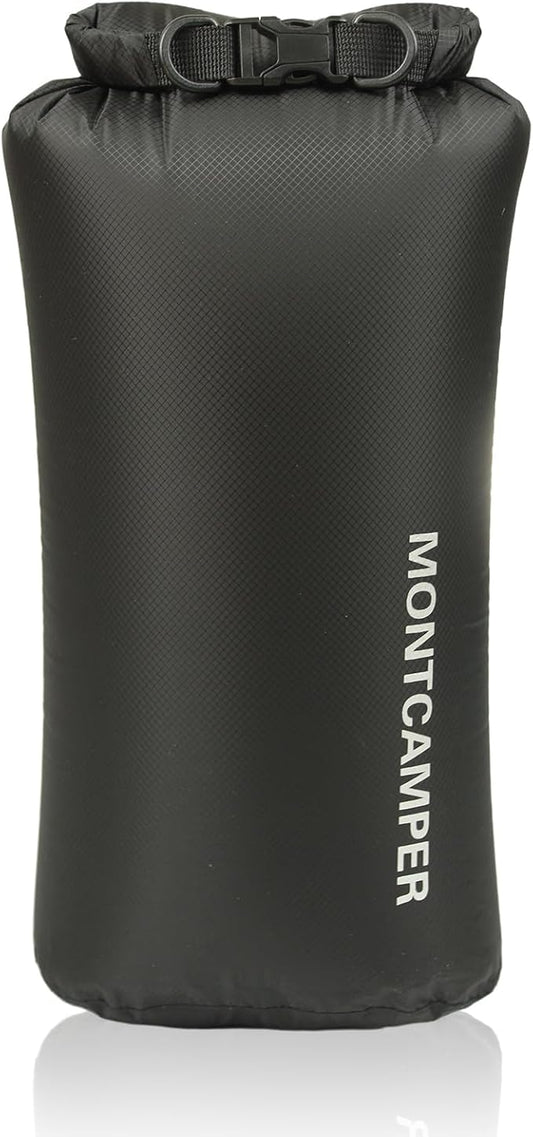 Waterproof Dry Bag-Large capacity Storage Sack for Outdoor Adventures-Enhanced 30D Nylon Waterproof Fabric-Float on Water-Keep Luggage Dry and Organized(10L/Black)