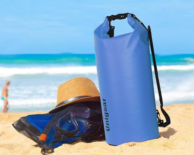 Unigear Dry Bag Waterproof, 2L/5L/10L/20L/30L/40L Floating and Lightweight Bags for Kayaking, Boating, Fishing, Swimming and Camping with Waterproof Phone Case