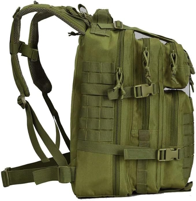 REEBOW GEAR Military Tactical Backpack Small Molle Assault Pack Army Bug Bag Backpacks Rucksack Daypack (Army Green)