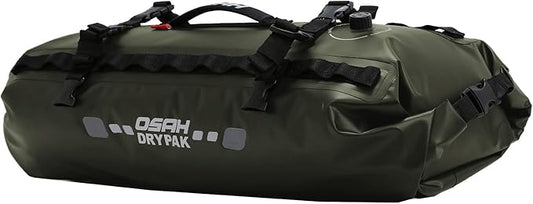 Waterproof Duffle & Luggage Tail Bag Saddle Bags, 20L Large Storage Space, for Motorcycle Back Seat, Dry Bag - Green