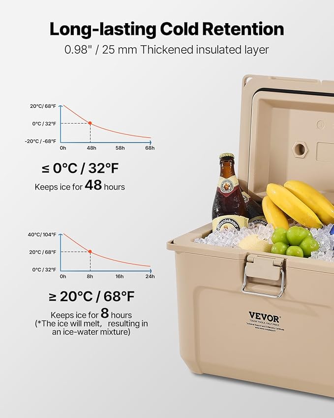 VEVOR Ultra-Light Hard Cooler
