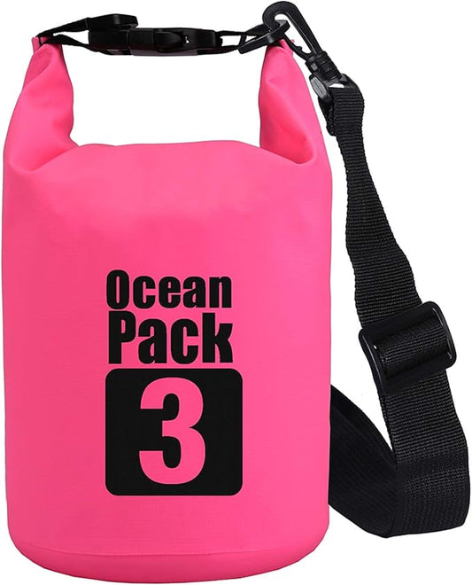 2L/3L/5L/10L/15L/20L/30L 500D Tarpaulin Heavey-Duty PVC Water Proof Dry Bag Sack for Kayaking/Boating/Canoeing/Fishing/Rafting/Swimming/Camping/Snowboarding