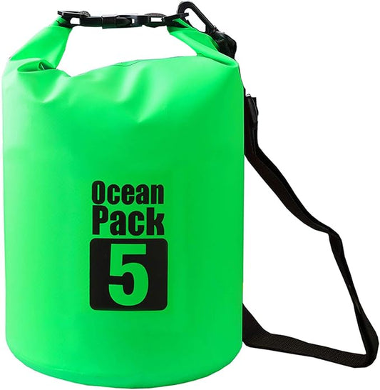 2L/3L/5L/10L/15L/20L/30L 500D Tarpaulin Heavey-Duty PVC Water Proof Dry Bag Sack for Kayaking/Boating/Canoeing/Fishing/Rafting/Swimming/Camping/Snowboarding