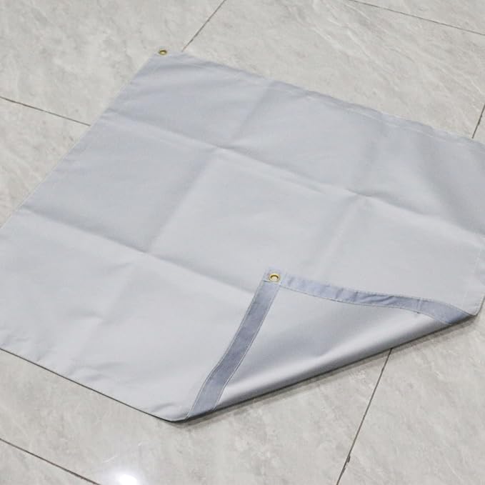 Under Grill Mat, 40 X 40 Inch BBQ Floor Mats, Deck Patio Protector Mat, Indoor Fireplace Mats Fire Pit Mats, Fire Resistant, Water Resistant, Oil Proof, Easy to Clean Reusable Outdoor Grill Mat