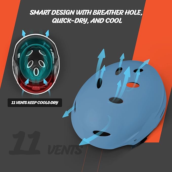 Vihir Adult Water Sports Helmet with Ears - Adjustable Helmet,Perfect for Kayaking, Boating,Surfing