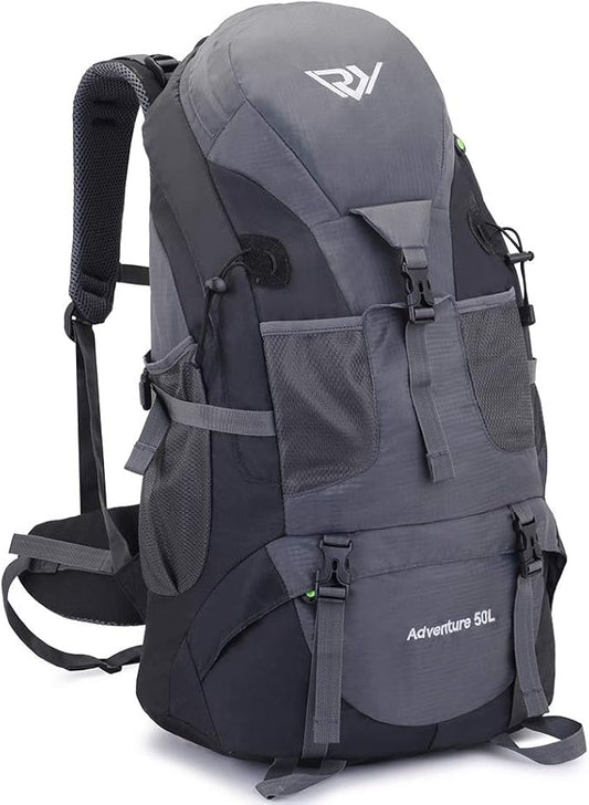 50L Hiking Backpack, Waterproof Lightweight Daypack for Outdoor Camping Travel