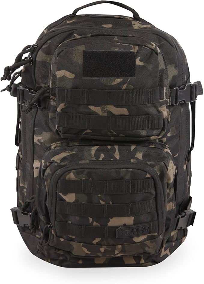 HIGHLAND TACTICAL Men's Major, Black Urban CAMO, One_Size