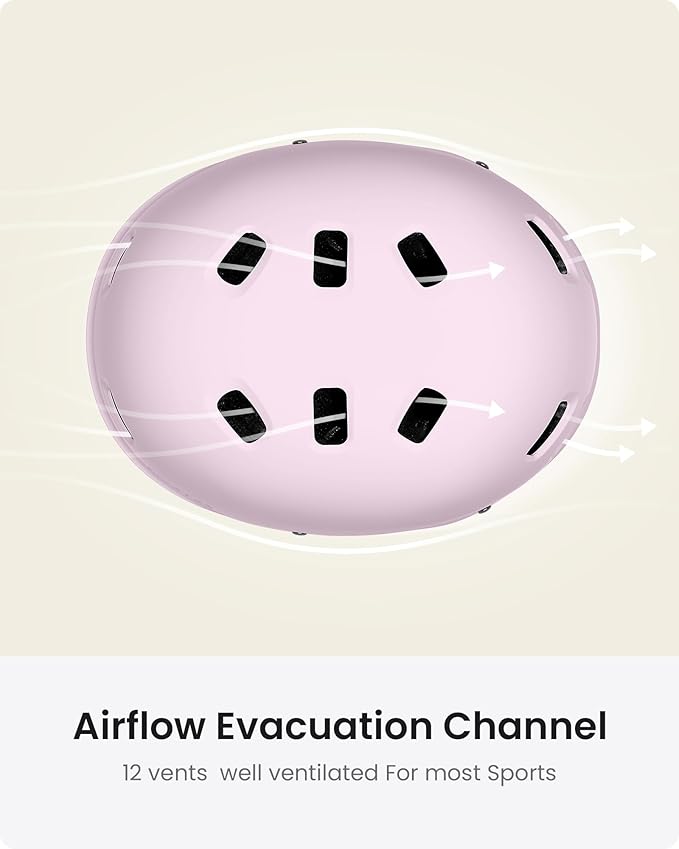 OutdoorMaster Skateboard Cycling Helmet - Two Removable Liners Ventilation Multi-Sport Scooter Roller Skate Inline Skating Rollerblading for Kids, Youth & Adults