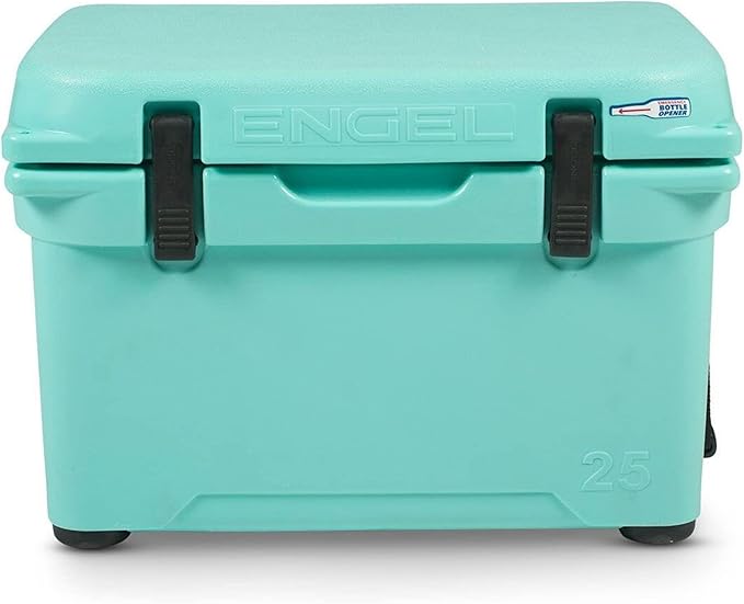 ENGEL 25 High Performance 5.28 Gallon 24 Can High Performance Durable Rotationally Molded Ice Cooler for Camping, Hunting, and Fishing