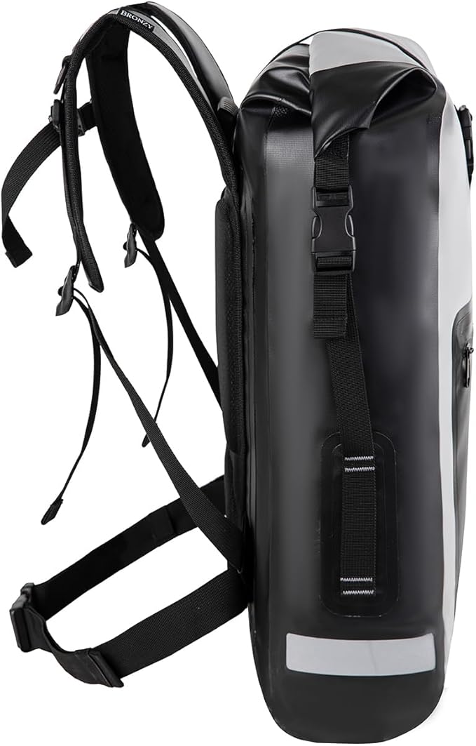 Waterproof Backpack Waterproof Bag Dry Bags 30L Roll Top Closure Travel Bags For Kayaking Camping Boating Hiking Beach (Gray)