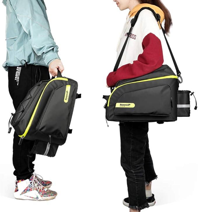 Rhinowalk Bike Bag Bike Trunk Bag Bike Pannier Bag,(for Bicycle Cargo Rack Saddle Bag Shoulder Bag Laptop Pannier Rack Bicycle Bag Professional Cycling Accessories)