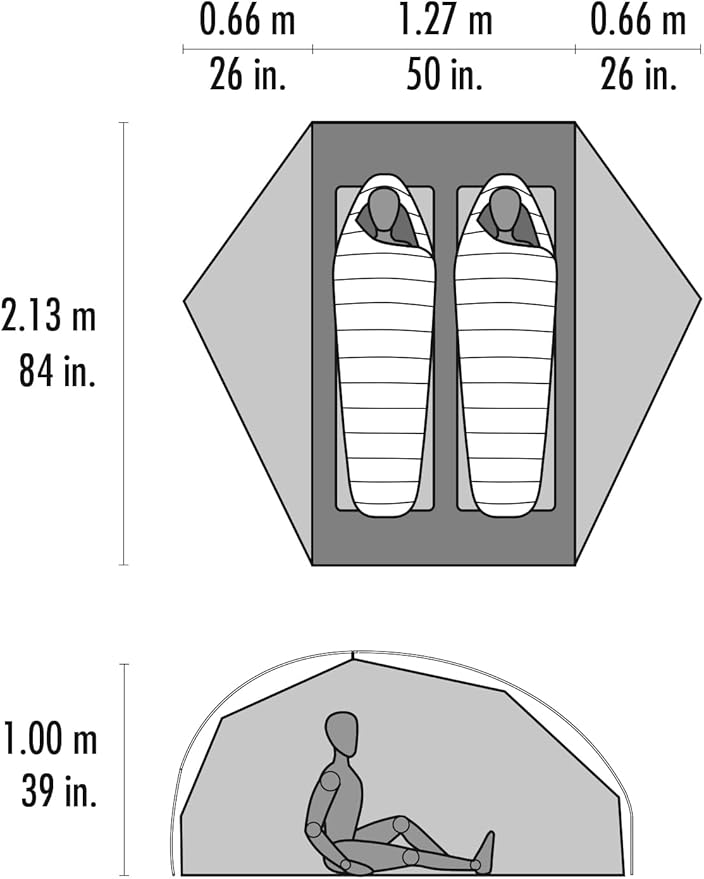 MSR Freelite 2-Person Ultralight Backpacking Tent
