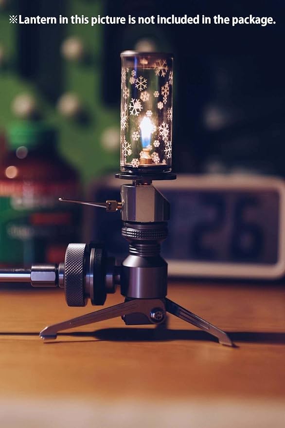 CAMPINGMOON Butane Gas Fuel Canister Adapter Stand Type Convertor for EN417 Lindal Valve Camping Gas Stove Lantern Z23-CB