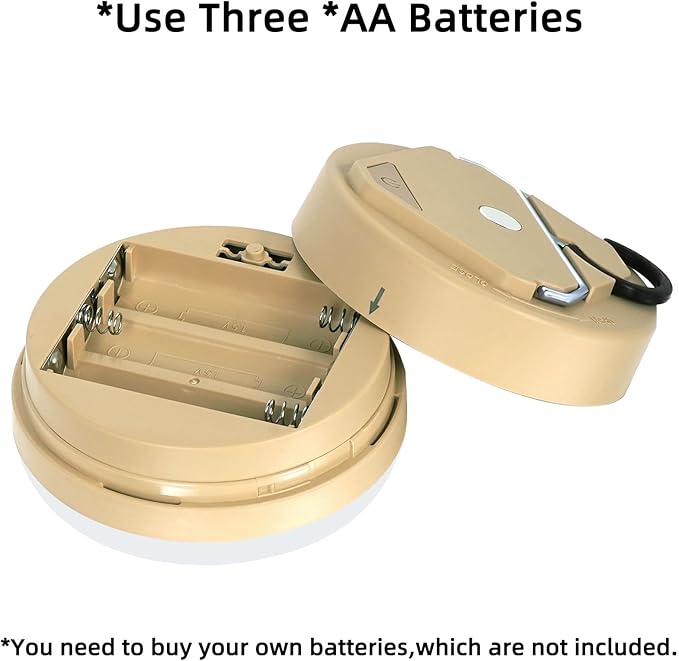 LED Camping Light, 4 Modes, Tent Light with Manget Base, Red Light Camping Lantern, Battery Operated Lamp, Portable Flashlight, Power Outage Light