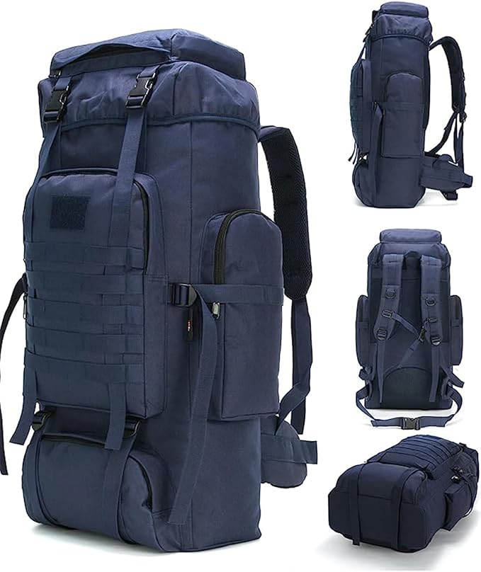 King'sGuard 70L Camping Hiking Backpack Tactical Backpack Military Molle Rucksack Backpack for Outdoor