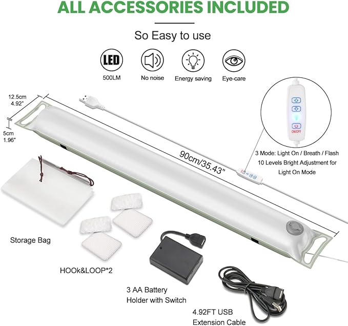 Camping Lights and Lanterns, Collapsible Outdoor LED Camping Lantern Tent Lights with Battery Powered, Portable Battery Lanterns for Power Outages Car RV Hurricane Emergency Kit Hiking Fishing