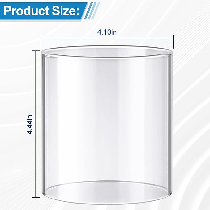 Camping Lantern Accessories,for Coleman Lantern Replacement Part Glass Globe (Clear), Standard Shape Coleman Fueled Propane Lanterns
