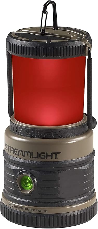 Streamlight 44931 Siege 540-Lumen Compact D Alkaline Outdoor Hand Lantern/Flashlight Combo, Coyote