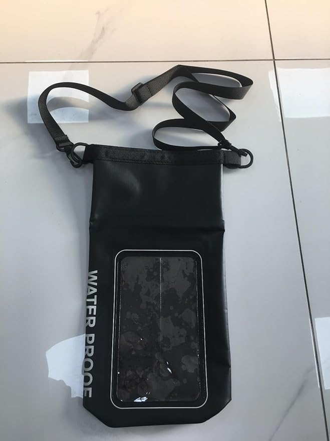 Drench 2L Waterproof Floating Phone Bag – IPX8 Dry Bag with Dual-Seal Protection, Touchscreen Window, Adjustable Strap & Roll-Top Closure – Waterproof Pouch for Boating, Kayaking & Beach Gear