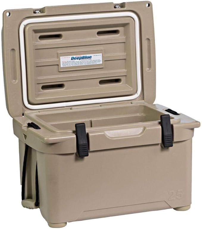 ENGEL 25 High Performance 5.28 Gallon 24 Can High Performance Durable Rotationally Molded Ice Cooler for Camping, Hunting, and Fishing