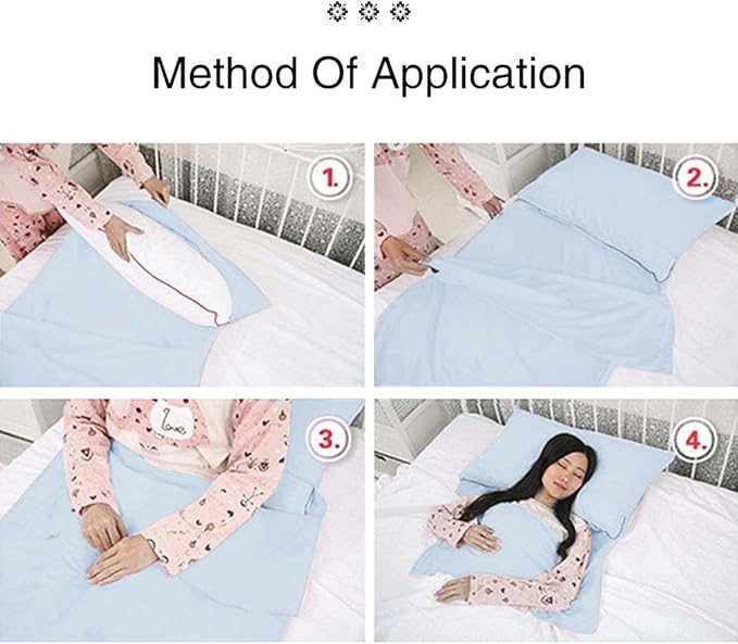 Sleeping Bag Liner Ultralight Travel Sheet Dirt-Proof Travel Camping Sheet Sleeping Sheet Hotel Sheet for Outdoor Travel Hiking Hotels Picnics