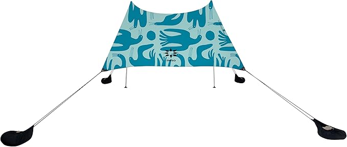 Neso Tents Grande Beach Tent, 7ft Tall, 9 x 9ft, Reinforced Corners and Cooler Pocket