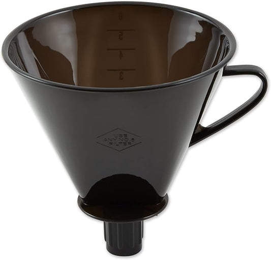RSVP Manual Drip Coffee Filter Cone for Carafes or Thermos