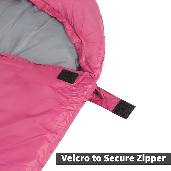 GEERTOP Backpacking Sleeping Bag for Camping, Lightweight Sleeping Bags for Adults Kids Summer Warm Cold Weather Hiking Travel