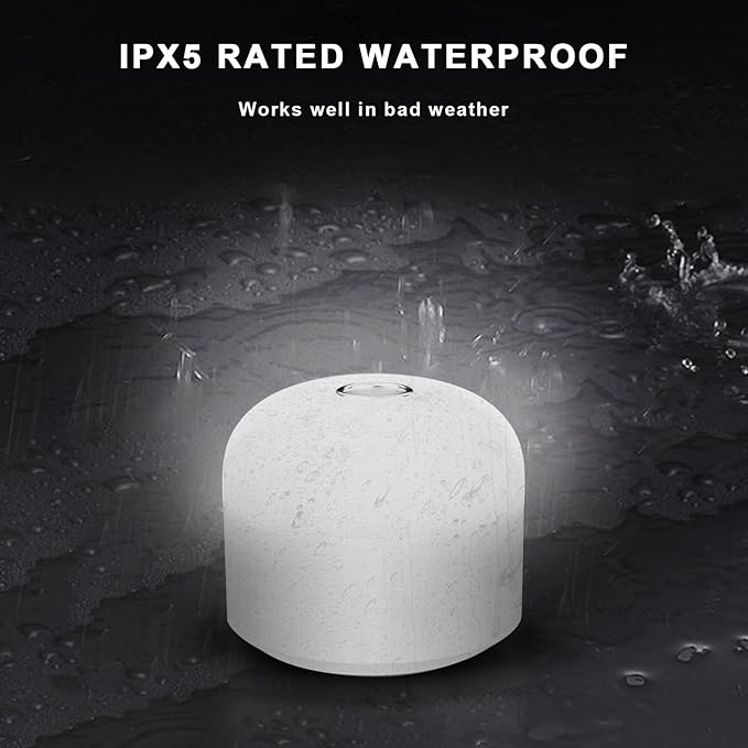 Outdoor Camping Light Portable Tent Light, 4000 mAh Charger Camping Light, Signal Light, Flashlight Light, Hurricane Emergency Light, Power Outage, Home, Hiking (White)