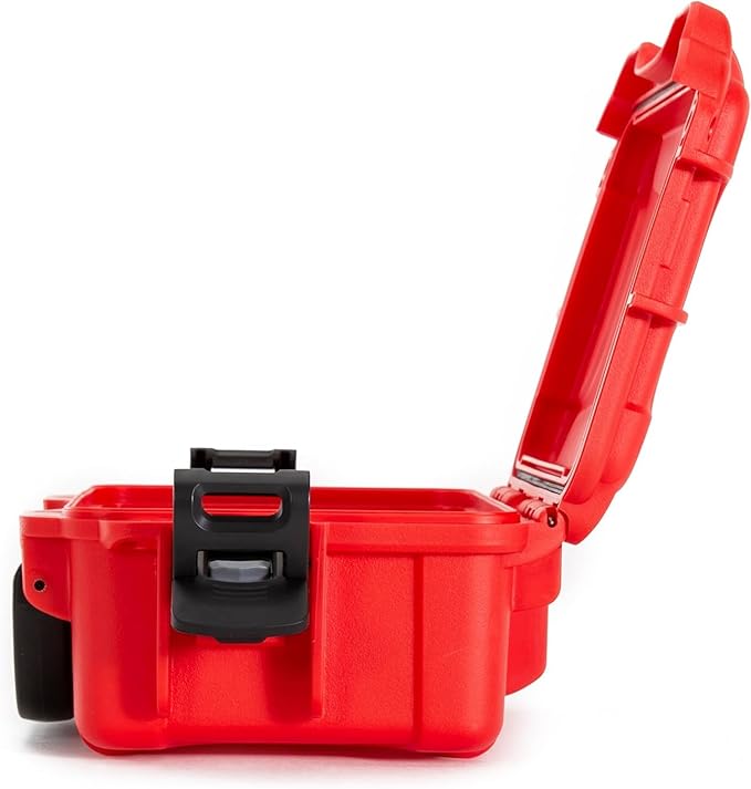 NANUK 903 Waterproof First Aid Box Empty – Durable, Medical First Aid Organizer Case, IP67-Rated, Dustproof, Impact-Resistant, and Floats (7.4" x 4.9" x 3.1") – Red