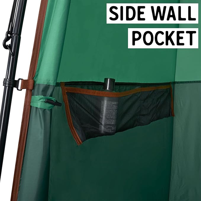 Kelty Discovery H2GO Privacy Shelter, Campsite Shower and Changing Shelter, Zippered Entry, Steel Pole Frame, Freestanding