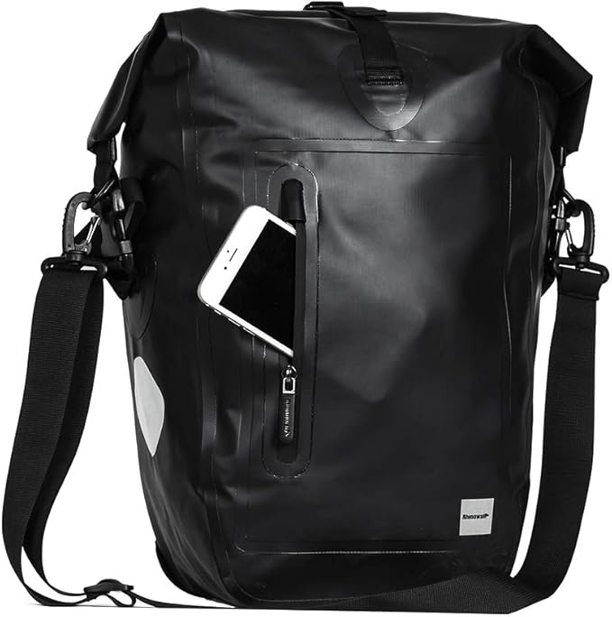 Rhinowalk Bike Bag Waterproof Bike Pannier Bag,(for Bicycle Cargo Rack Saddle Bag Shoulder Bag Laptop Pannier Rack Bicycle Bag Professional Cycling Accessories)
