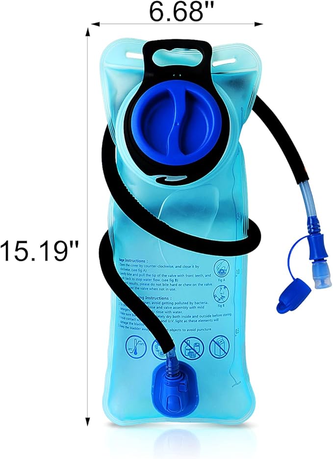 Hydration Backpack Pack, Water Backpack 20L Included 2L Hydration Bladder, Festival Essential - Rave Hydration Pack Hydropack for Hiking, Running, Biking, Festival Gear