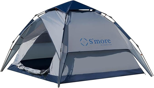 S'more Emergency Tent Shelter, Survival Tent for 2 Person, Lightweight and Portable Sun Shade Shelter, UFP 30+ Waterproof and Windproof Tent for Camping, Hiking, Backpacking and Outdoor Activities