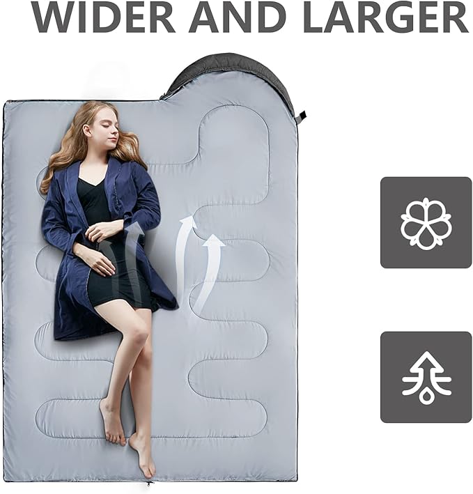 Sleeping Bags for Adults,Kids & Girls-Warm & Cold Weather Lightweight Waterproof Sleeping Bag Backpack with Compact Bag,Great for 3-4 Seasons Hiking,Camping and Outdoor Mountaineering