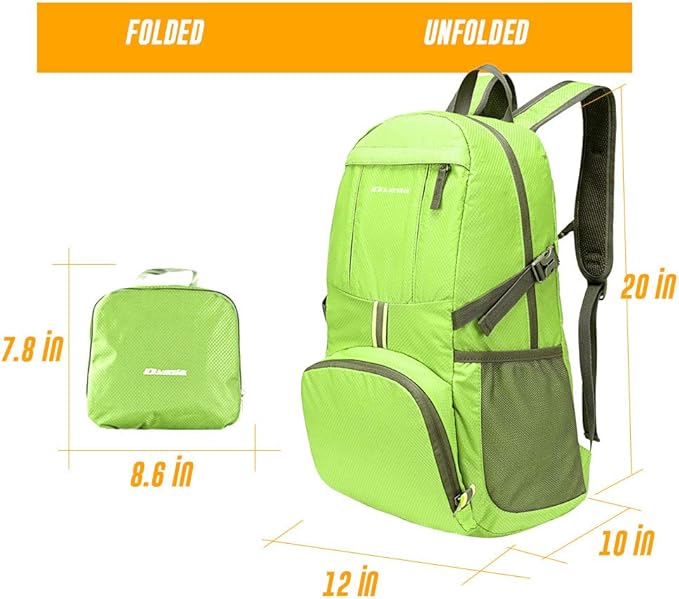 35L Lightweight Packable Backpack Waterproof Durable Hiking Travel Backpack Daypack