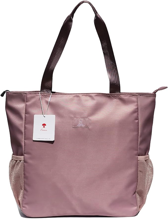 ESVAN Original Floral Water Resistant Large Tote Bag Shoulder Bag for Gym Beach Travel Daily Bags Upgraded